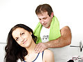 Very hot willing teenager fucked by horny trainer